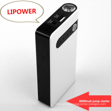 Ultimate 8000 mAh Car Jump Starter Power Bank with flashlight